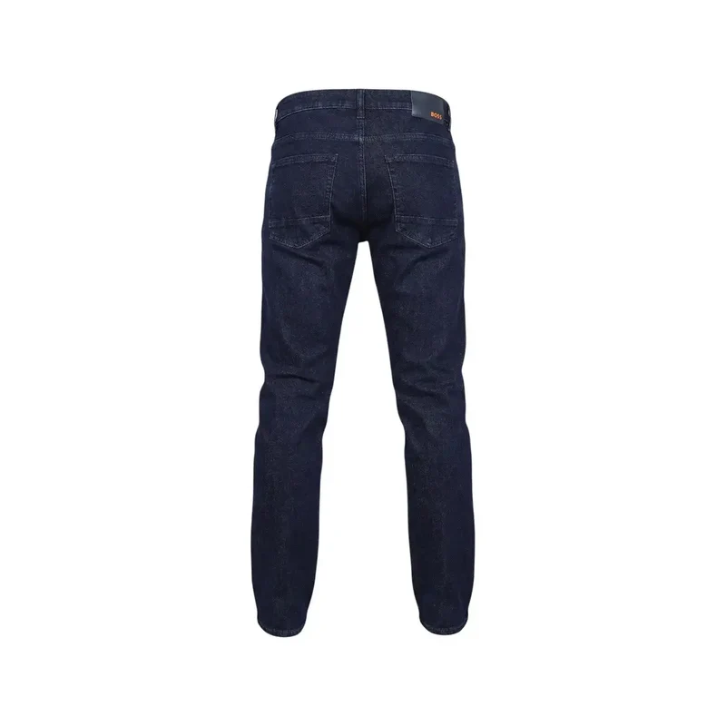 Jean pour hommes Boss Men, bleu, en coton extensible, coupe regular, article 50471017
