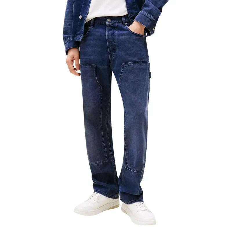 Jean pour hommes Tommy Hilfiger en coton biologique bleu DM0DM21195