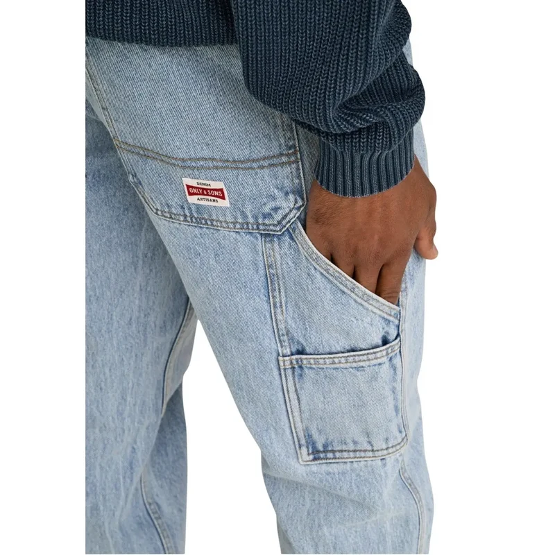 Only & Sons Jeans Homme Bleu 100% Coton 22031087