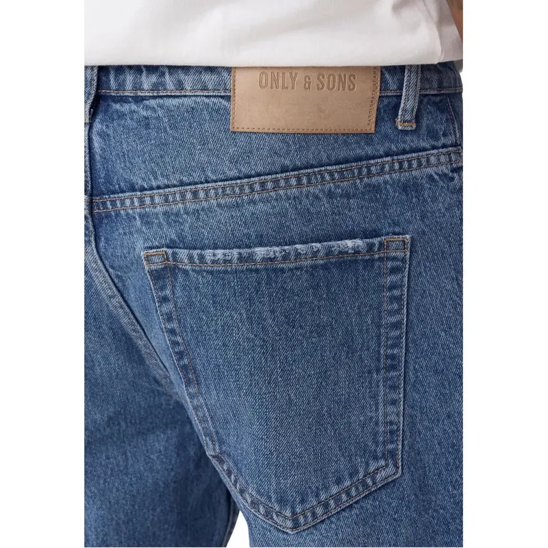 Seuls et Sons – Jean en coton bleu clair pour hommes 22024939