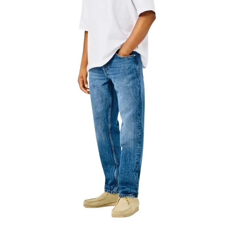 Seuls et Sons – Jean en coton bleu clair pour hommes 22024939