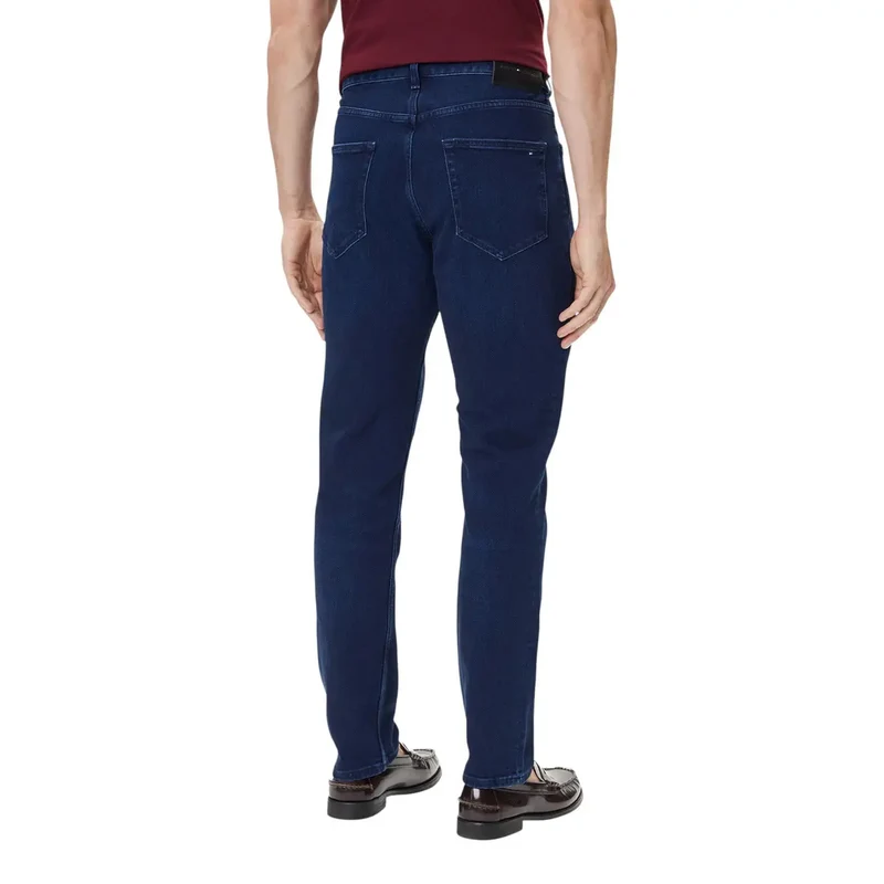Jean pour hommes Tommy Hilfiger bleu en coton biologique MW0MW39662