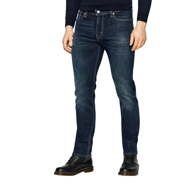 Jean pour hommes Levi's en coton bleu extensible, coupe régulière 04511-1390