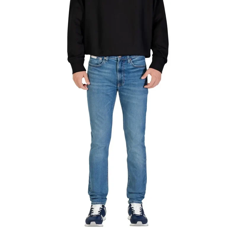 Calvin Klein Jeans pour homme en denim bleu avec poche zippée LV04RB719G
