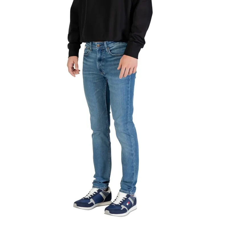 Calvin Klein Jeans pour homme en denim bleu avec poche zippée LV04RB719G