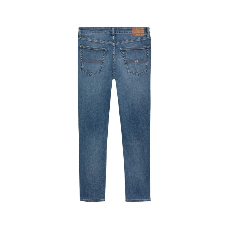 Jean homme Tommy Hilfiger en coton bleu extensible DM0DM21378