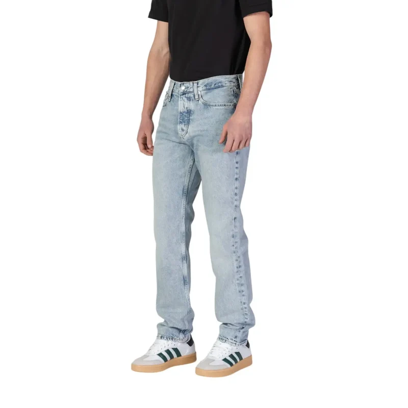 Jeans Calvin Klein Jeans pour homme en denim bleu en coton biologique J30J327434