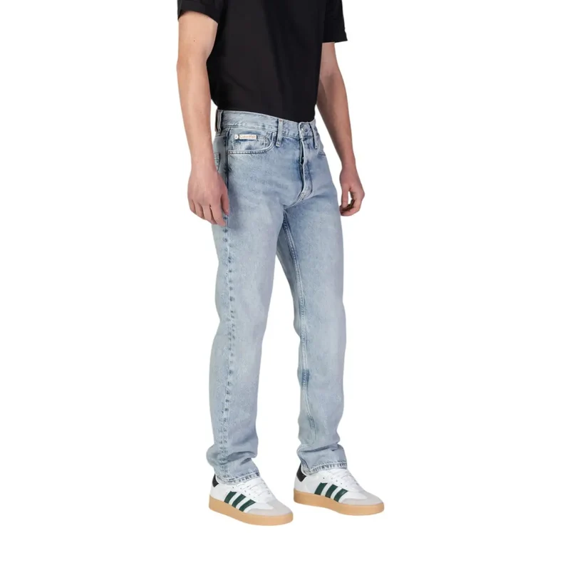 Jeans Calvin Klein Jeans pour homme en denim bleu en coton biologique J30J327434