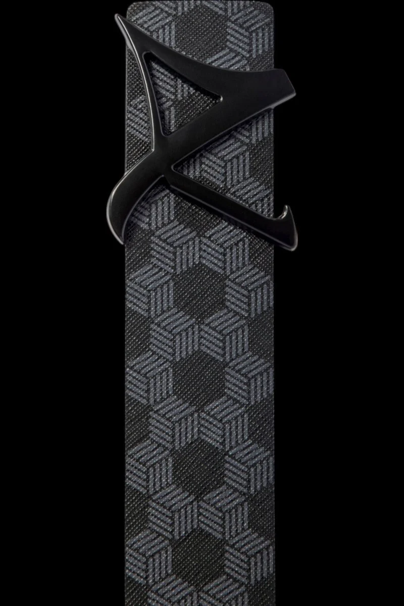 CEINTURE RÉVERSIBLE | SHELBY GUNMETAL, black