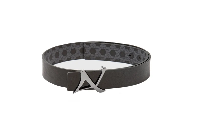 CEINTURE RÉVERSIBLE | SHELBY GUNMETAL, black