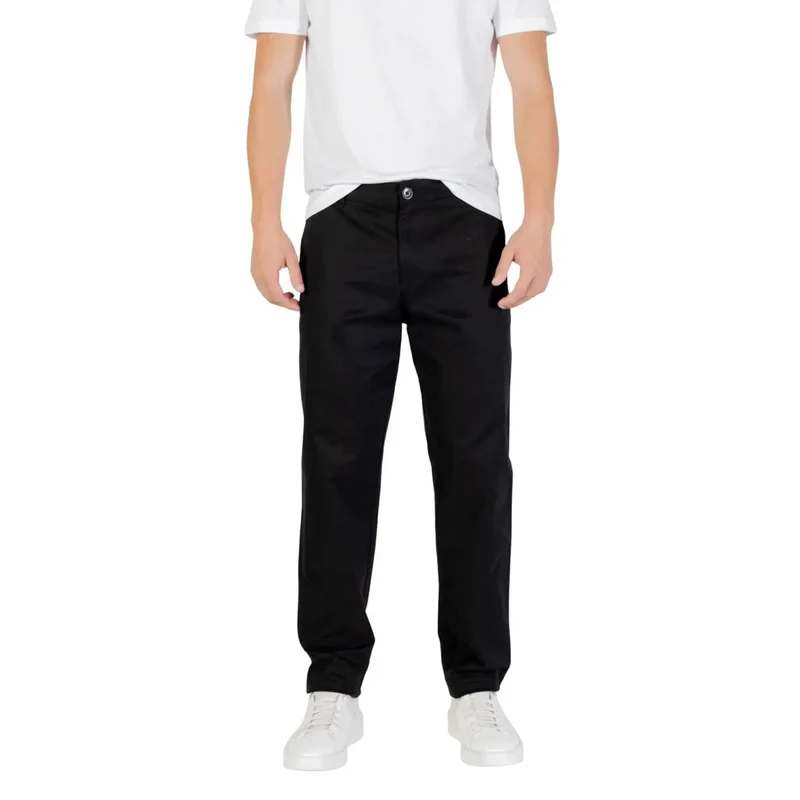 Pantalons Homme Armani Exchange Noir Coton Élasthanne