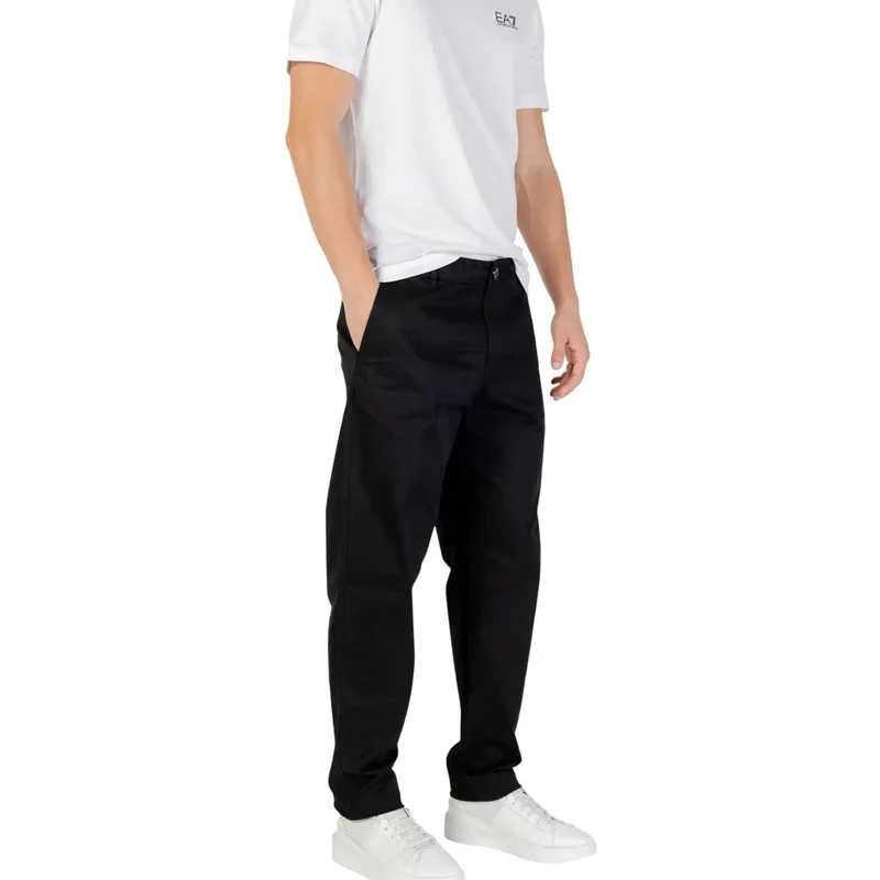 Pantalons Homme Armani Exchange Noir Coton Élasthanne