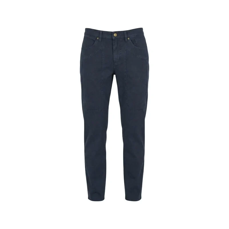 Pantalons d'homme Jeckerson bleu chenille stretch JUPPA077