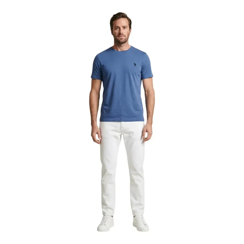 Pantalons pour Hommes Calvin Klein Jeans Blanc Coton Élasthanne