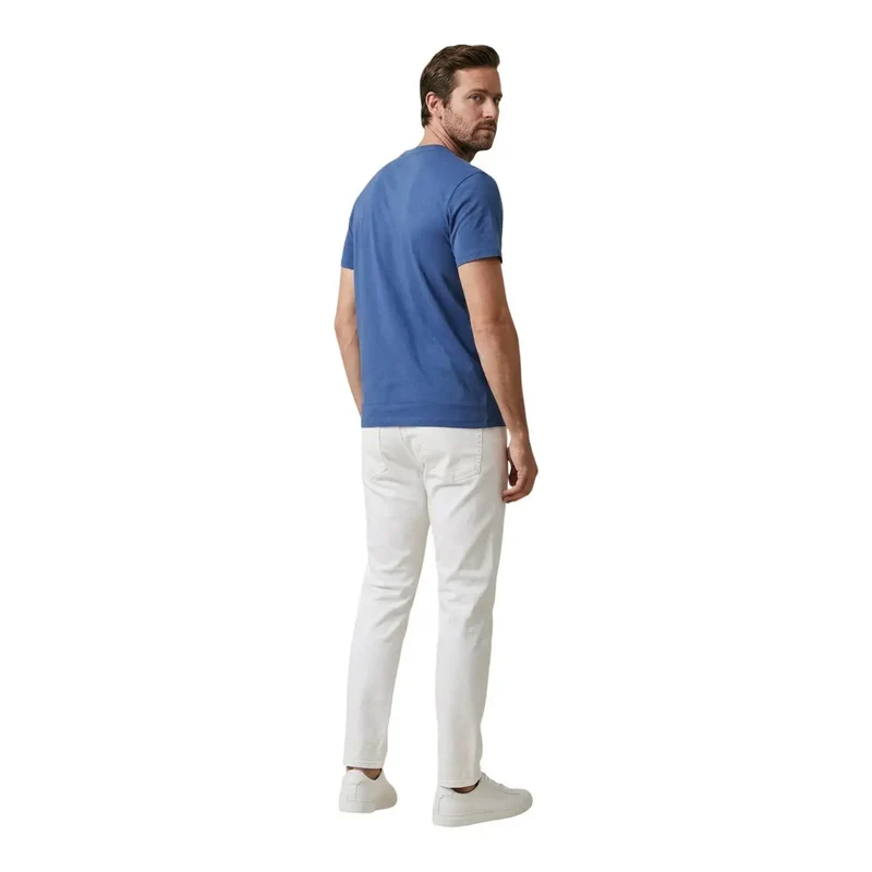 Pantalons pour Hommes Calvin Klein Jeans Blanc Coton Élasthanne