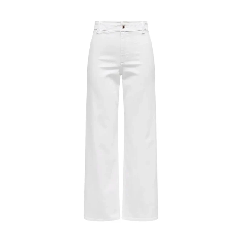 Pantalon pour femmes Jacqueline De Yong en coton blanc, taille 30