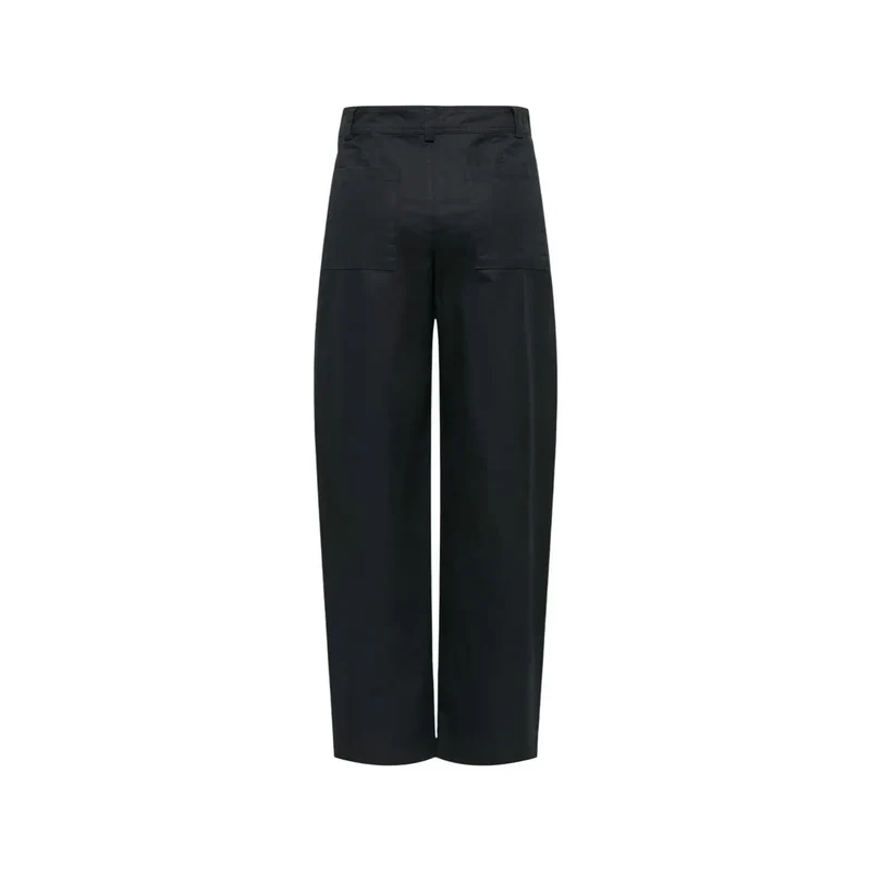 Pantalon femme en coton noir Jacqueline De Yong, taille 15367918