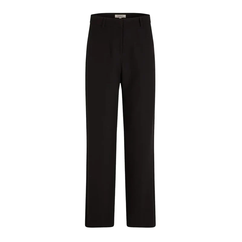 Pantalons pour femmes Morgan De Toi noir en polyester élasthanne Poya