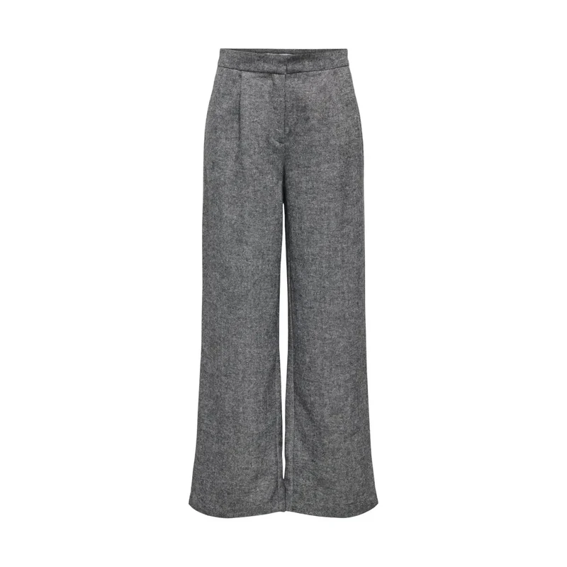 Only Pantalons pour Femmes Gris en Polyester Pour l’Automne et l’Hiver 15360269
