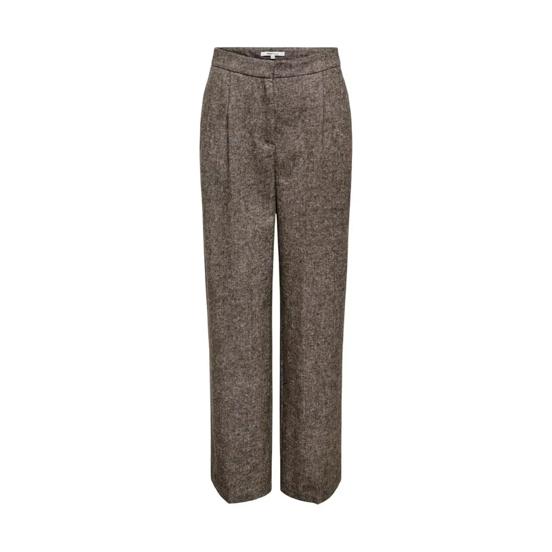 Only Pantalons pour Femmes Gris en Polyester Pour l’Automne et l’Hiver 15360269