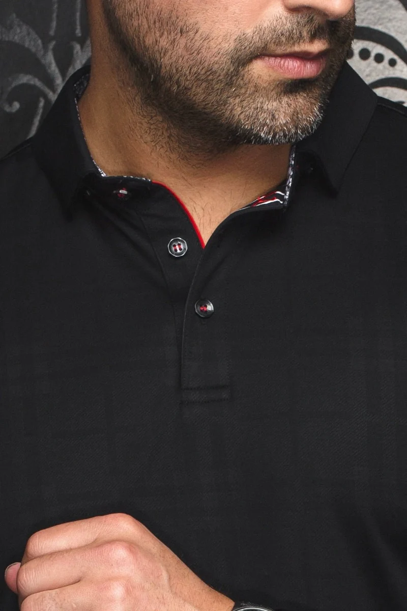 POLO MANCHES LONGUES | CHELSEA, Black