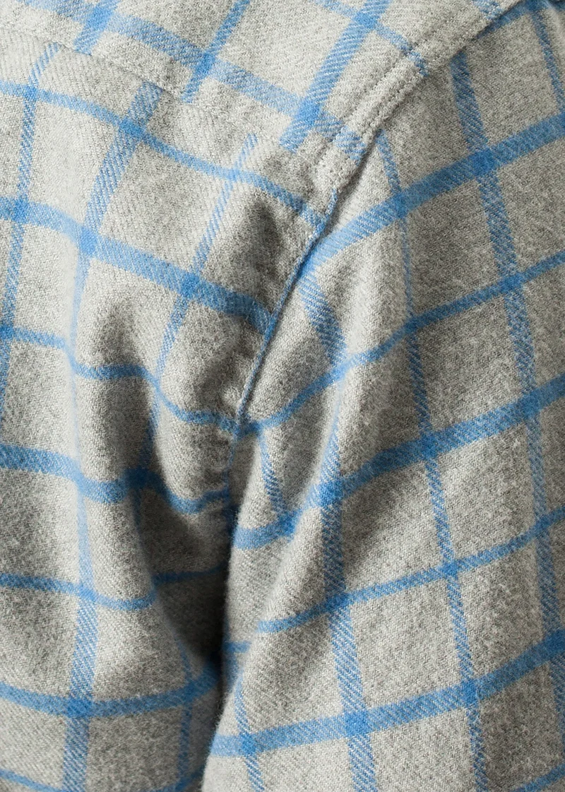 Paul Shirt in Grey Flannel -UEB