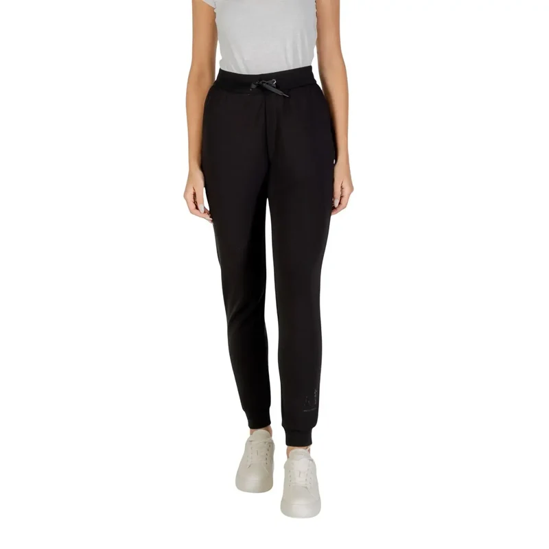 Pantalons noirs pour femmes Armani Exchange, poches à fermeture en dentelle