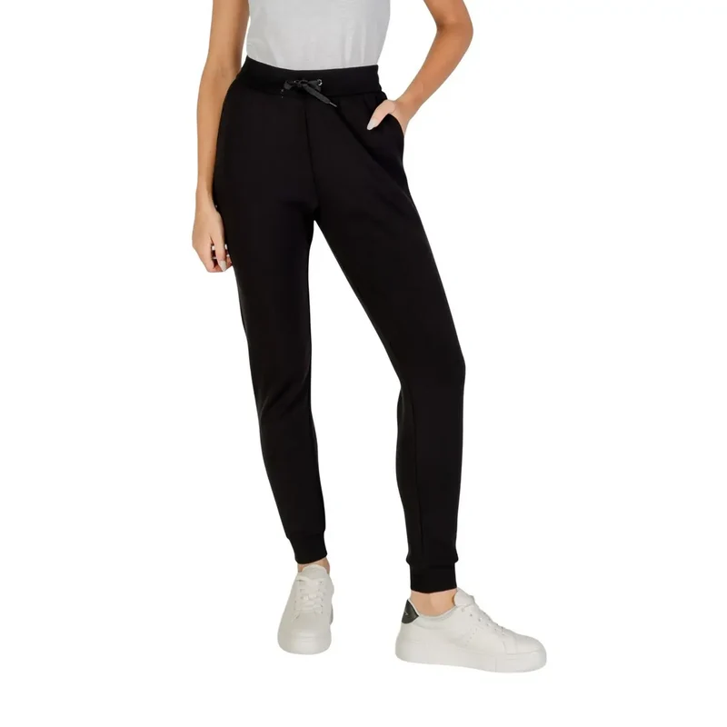 Pantalons noirs pour femmes Armani Exchange, poches à fermeture en dentelle