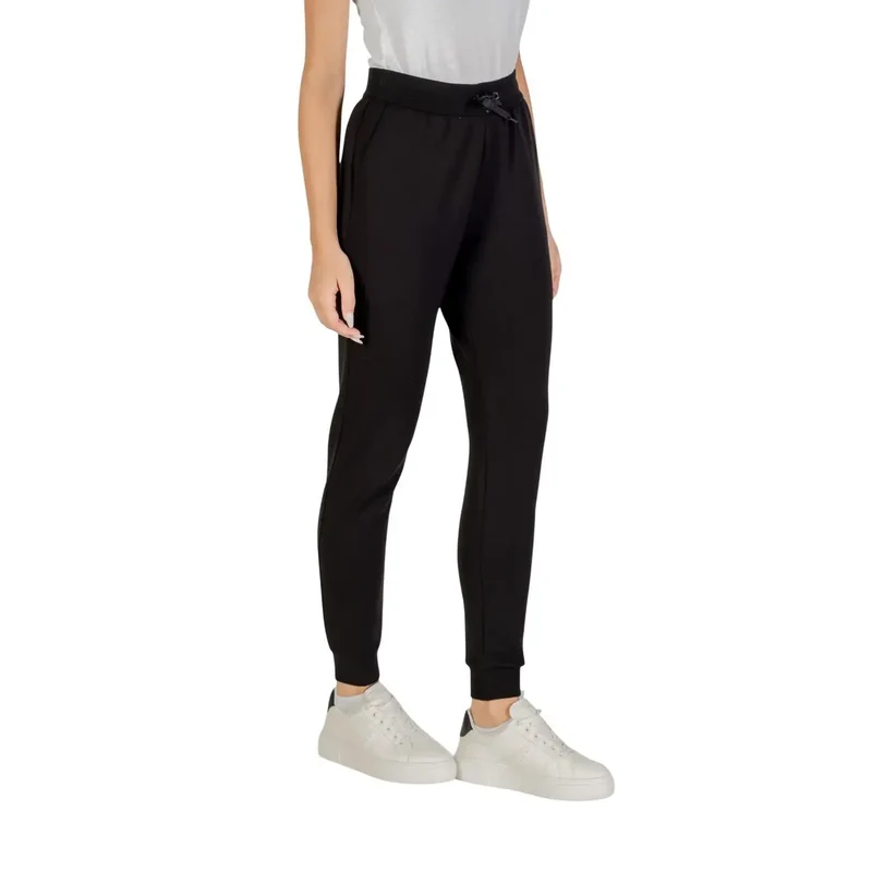 Pantalons noirs pour femmes Armani Exchange, poches à fermeture en dentelle