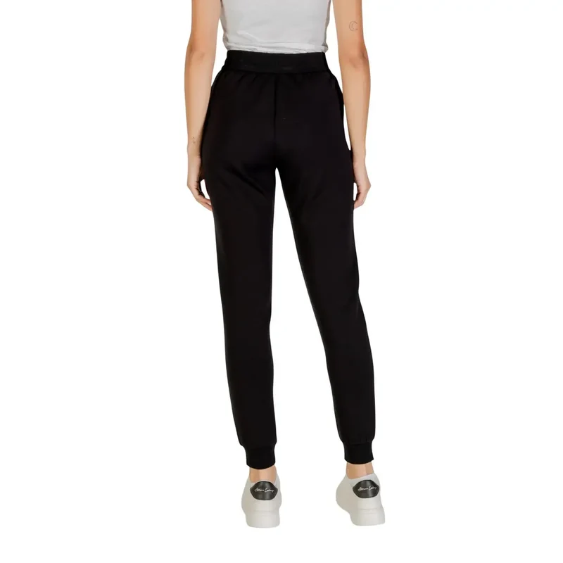 Pantalons noirs pour femmes Armani Exchange, poches à fermeture en dentelle