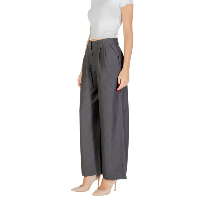 Pantalon pour femmes only, fermeture éclair, attache, polyester, viscose, taille 38