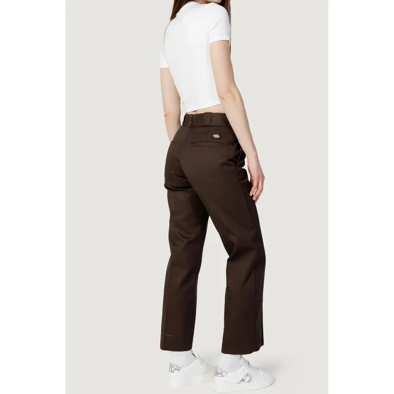 Pantalons pour femmes Dickies en coton mélangé marron WH711475400140