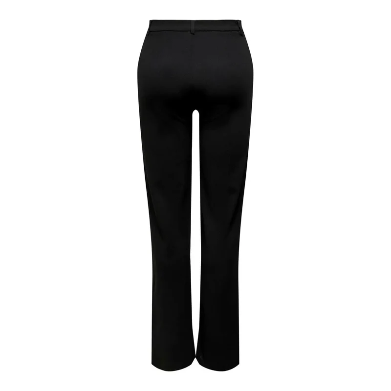 Pantalons pour femmes Jacqueline De Yong noirs unis en polyester