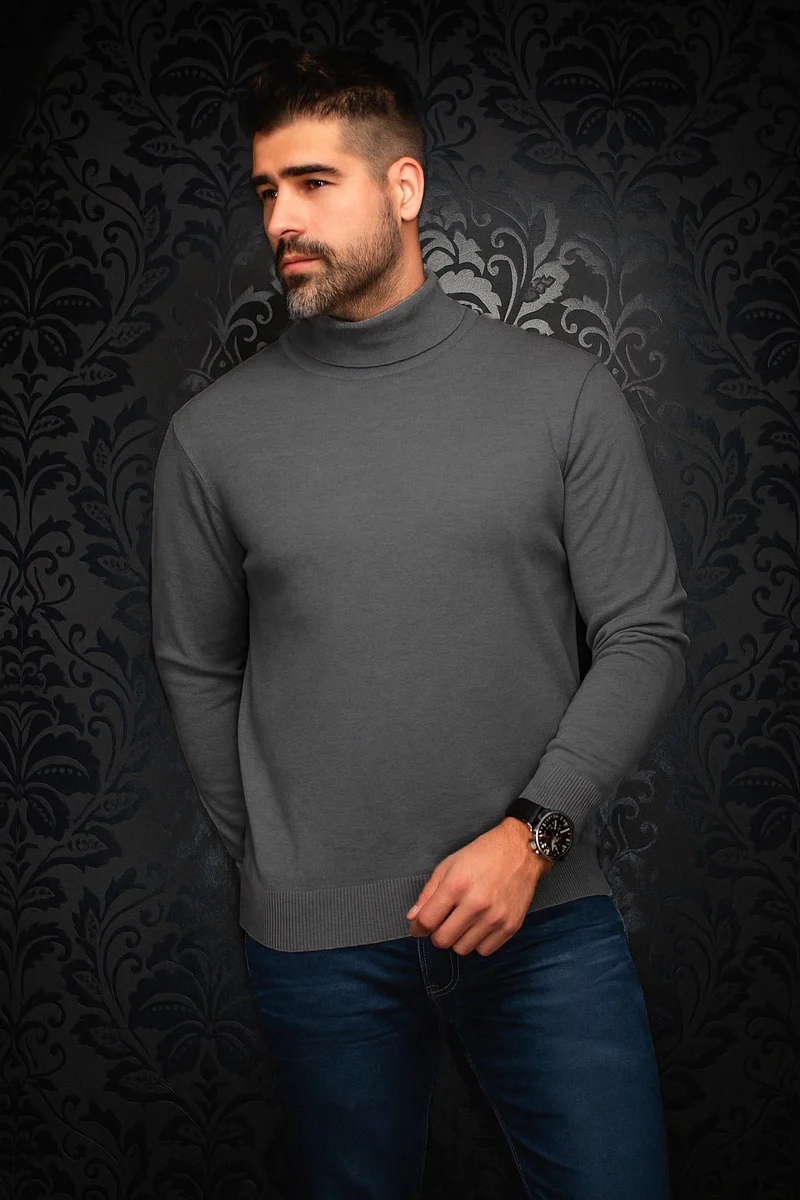 CHANDAIL EN LAINE MÉRINOS | ARKANES, Dark Grey