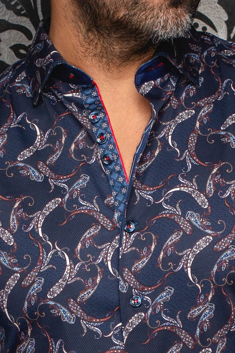 CHEMISE | MIRAGE, Navy