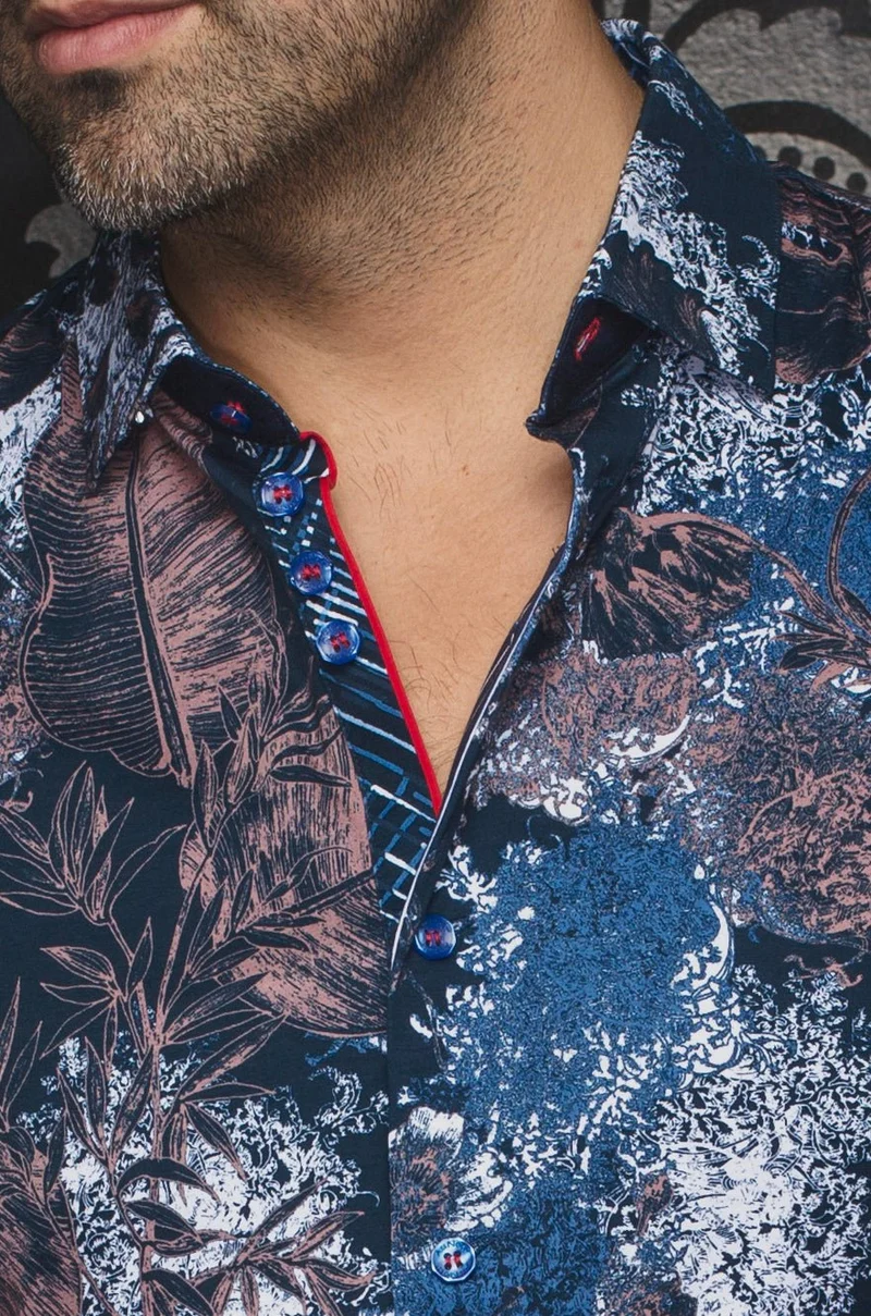 MANCHES COURTES EXTENSIBLE | MARENGO, Navy Tobacco
