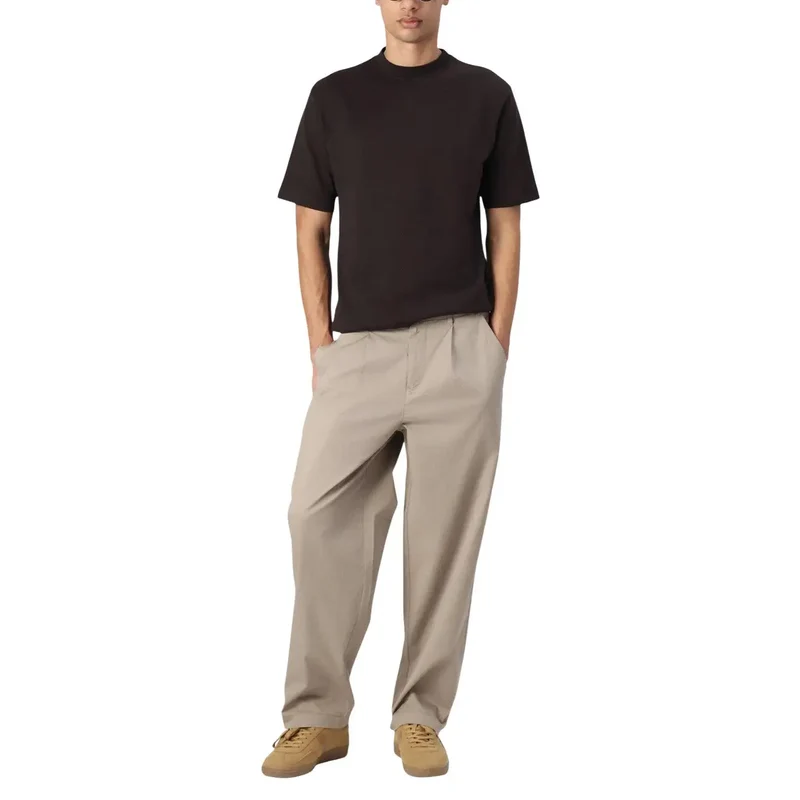 Pantalons pour Hommes Only & Sons Beige en Coton Élastique