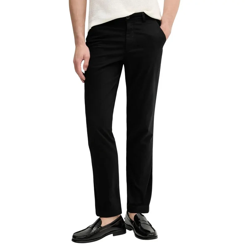 Pantalons pour Hommes Calvin Klein Jeans Noir Coton Élasthanne 32L