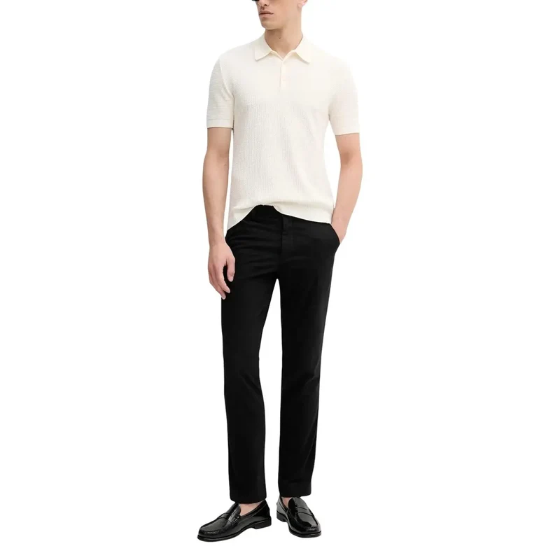 Pantalons pour Hommes Calvin Klein Jeans Noir Coton Élasthanne 32L