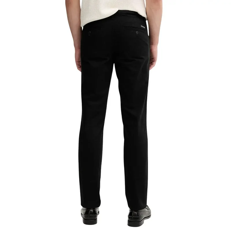 Pantalons pour Hommes Calvin Klein Jeans Noir Coton Élasthanne 32L