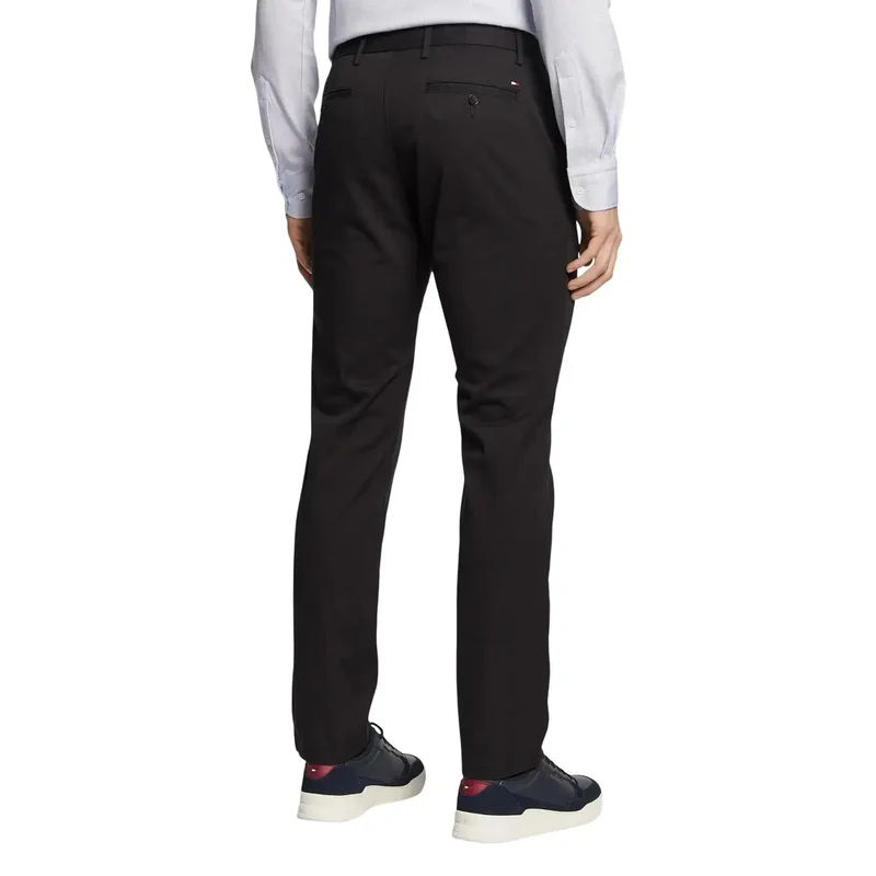 Pantalons pour Hommes Tommy Hilfiger Noir Coton Biologique MW0MW25964
