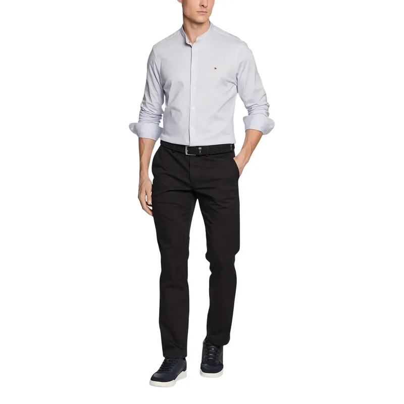 Pantalons pour Hommes Tommy Hilfiger Noir Coton Biologique MW0MW25964