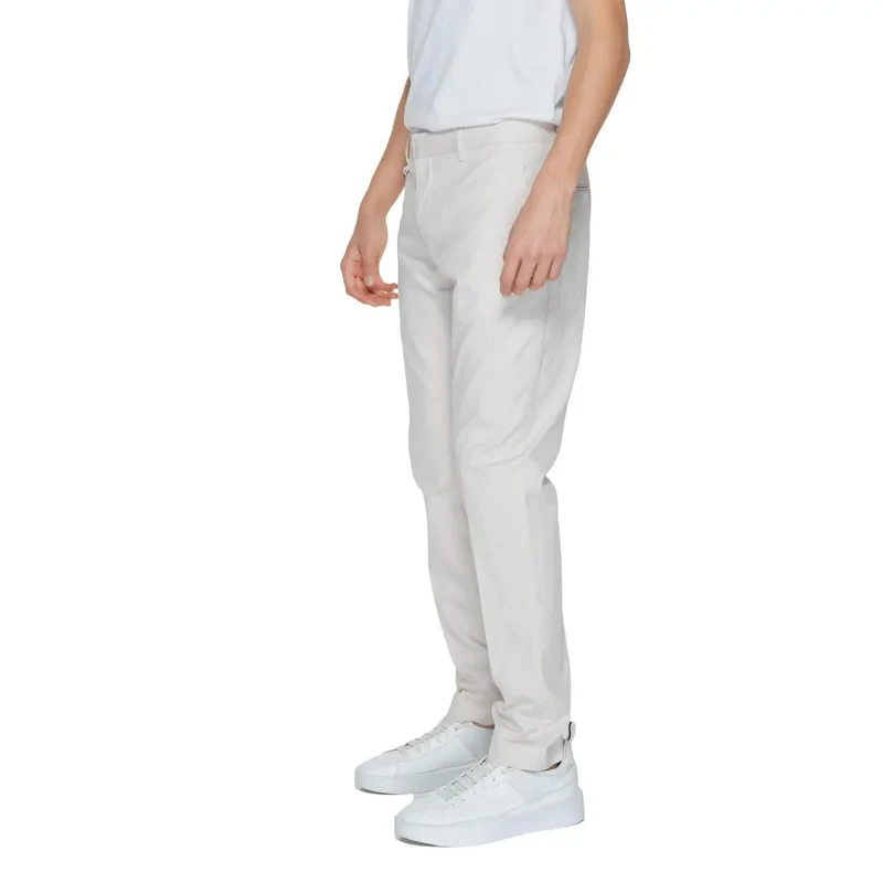 Pantalon pour Homme Antony Morato Blanc Mélange Coton Modal