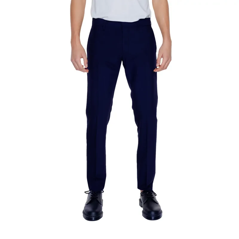 Pantalons Antony Morato Homme Bleu Polyester Viscose