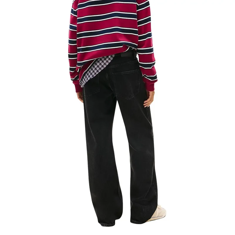 Jeans pour femmes Tommy Hilfiger en coton bio noir