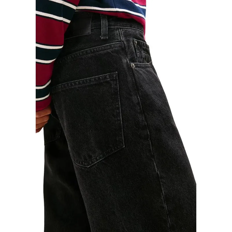 Jeans pour femmes Tommy Hilfiger en coton bio noir