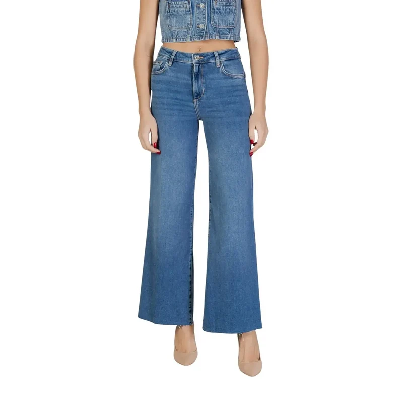 Jeans pour femmes Liu Jo bleu coton élasthanne printemps été