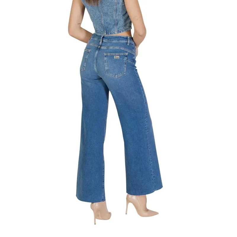 Jeans pour femmes Liu Jo bleu coton élasthanne printemps été