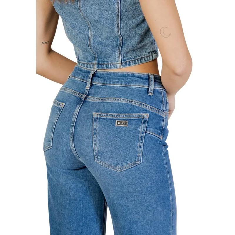 Jeans pour femmes Liu Jo bleu coton élasthanne printemps été