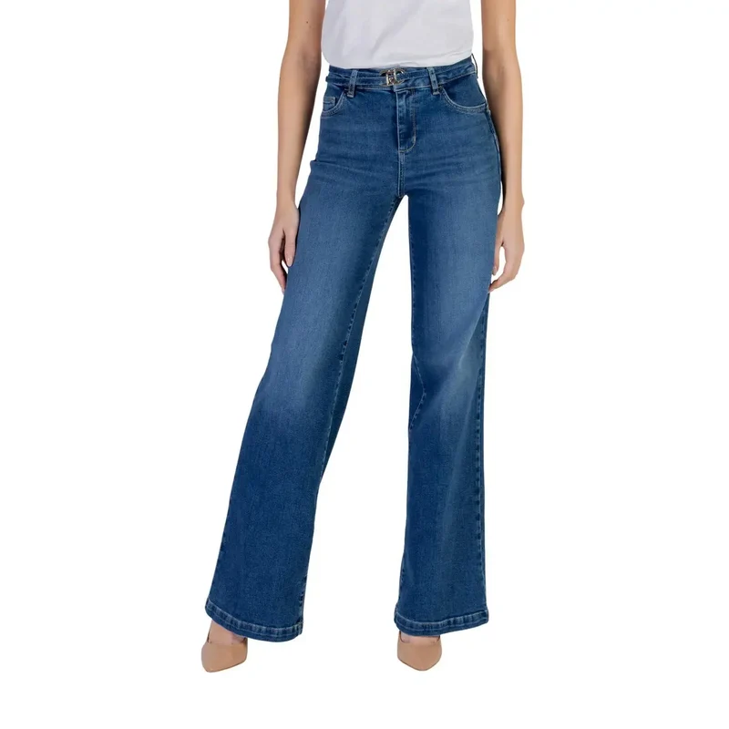 Jeans en coton stretch bleu pour femmes Liu Jo Printemps Été